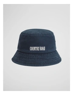 Cr Bucket Hat in Navy