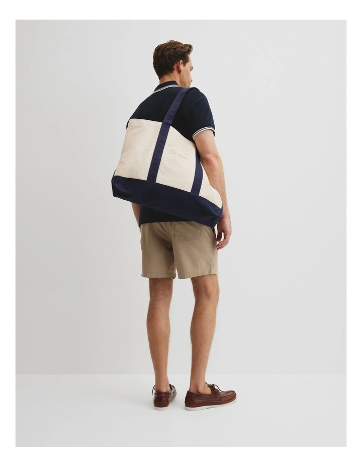 Country Road Large Cotton Shopper in Navy image 2