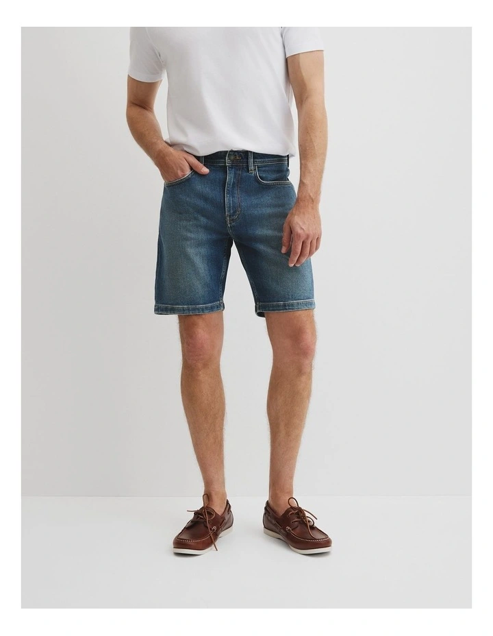 Denim Short in Dark Indigo image 2