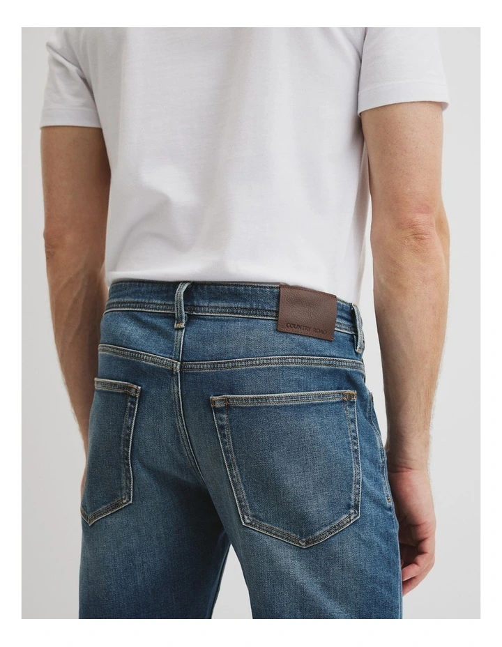 Denim Short in Dark Indigo image 3
