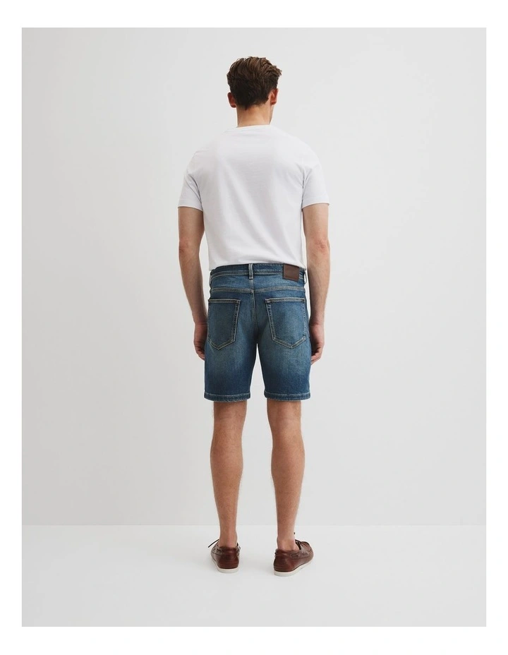 Denim Short in Dark Indigo image 4