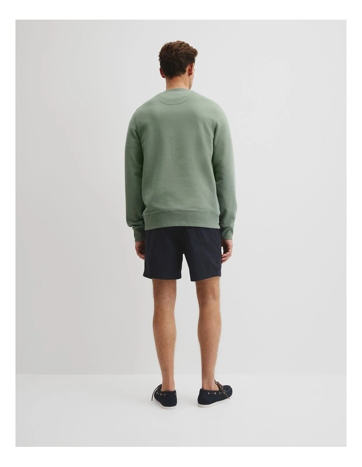 Verified Australian Cotton Heritage Sweat in Evergreen image 4