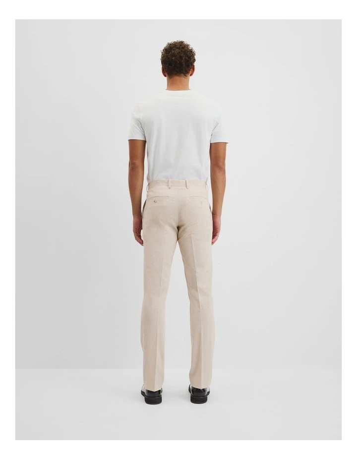 Seersucker Tailored Pant in Sand image 4