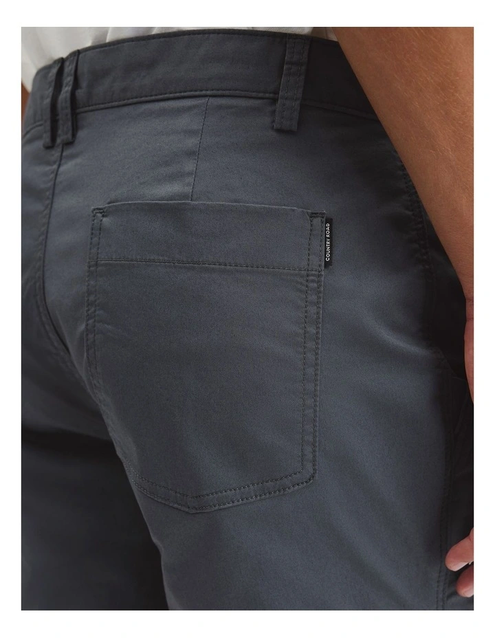 Cotton Chino Short in Ash Blue image 3