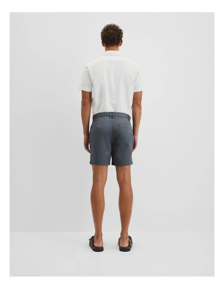 Cotton Chino Short in Ash Blue image 4