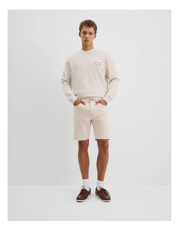 Denim Short in Natural image 1