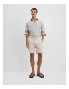 Organically Grown Linen Short in Oat