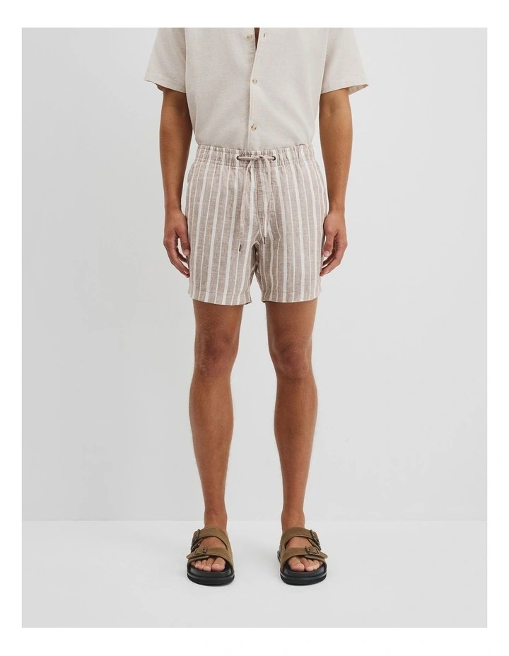 Organic Linen 6 Inch Strap Drawcord in Oak image 2