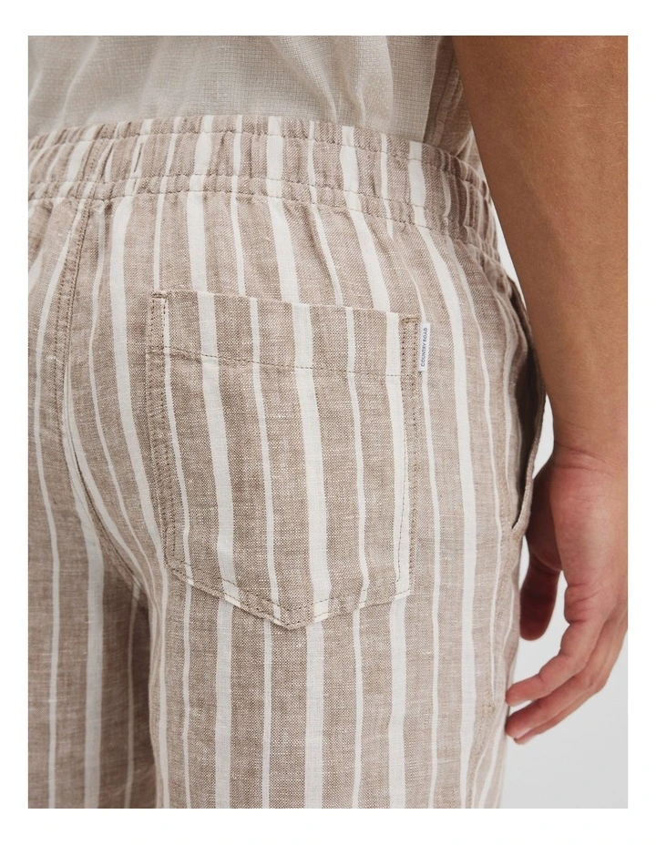 Organic Linen 6 Inch Strap Drawcord in Oak image 3