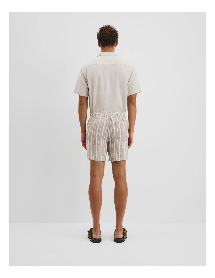 Organic Linen 6 Inch Strap Drawcord in Oak image 4