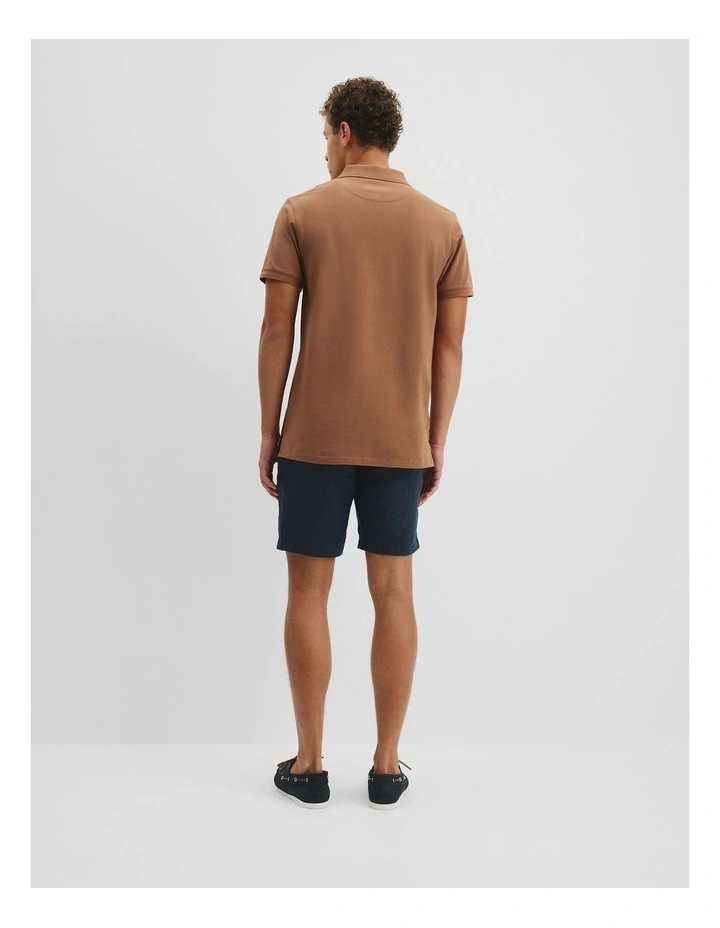 Australian Cotton Pique Polo in Copper image 4