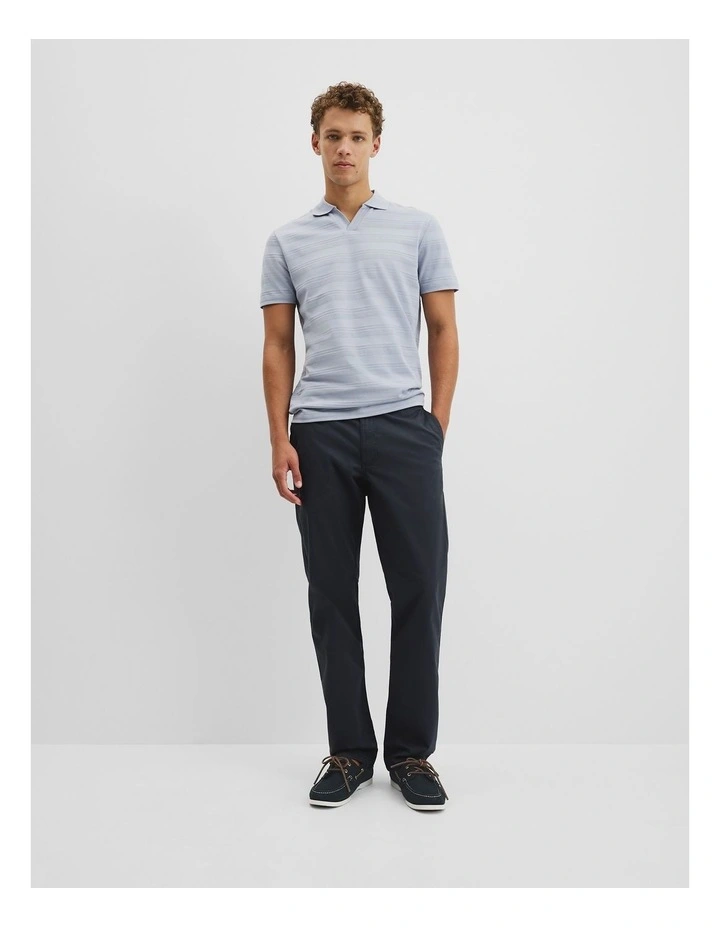 Textured Stripe Detail Trophy Knit in Mist image 3