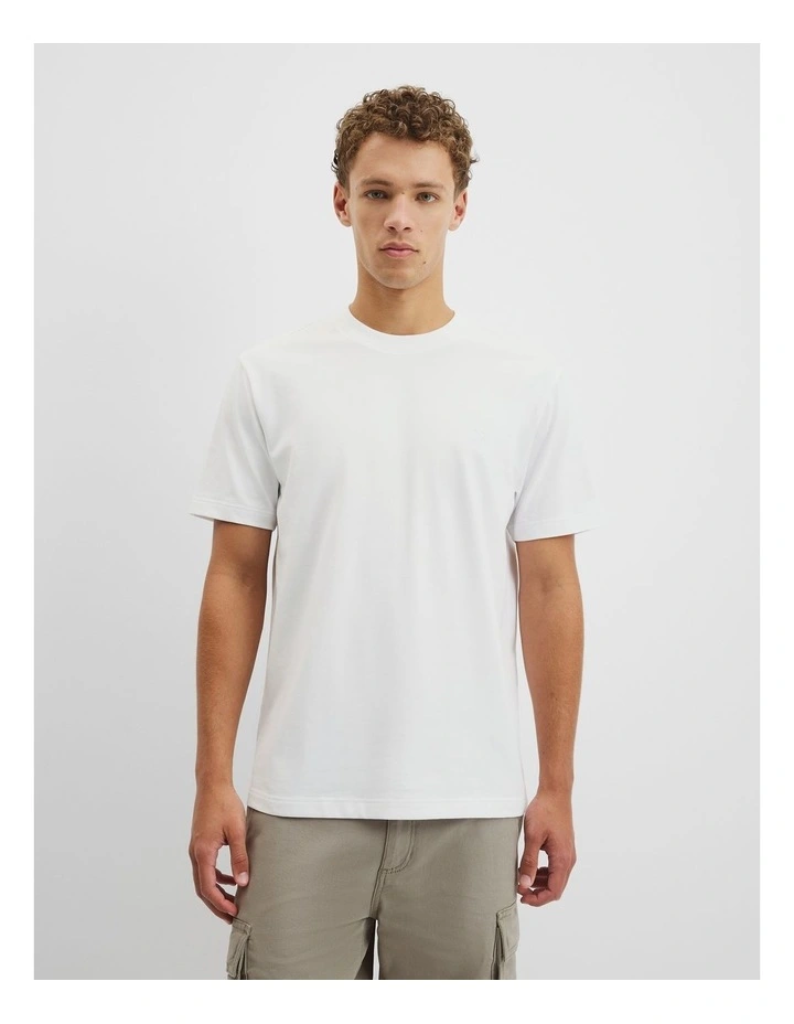 Australian Cotton T-shirt in White image 1