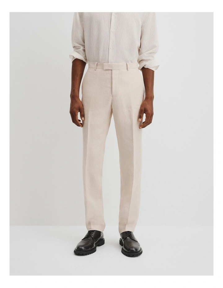 Linen Pant in Ecru image 3