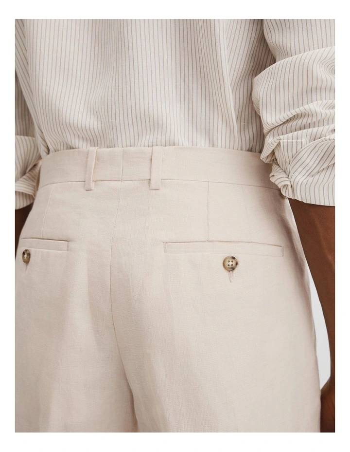 Linen Pant in Ecru image 4