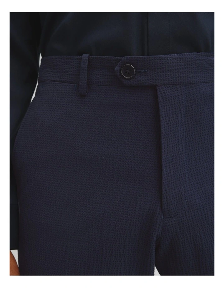 Seersucker Tailored Pant in Navy image 3