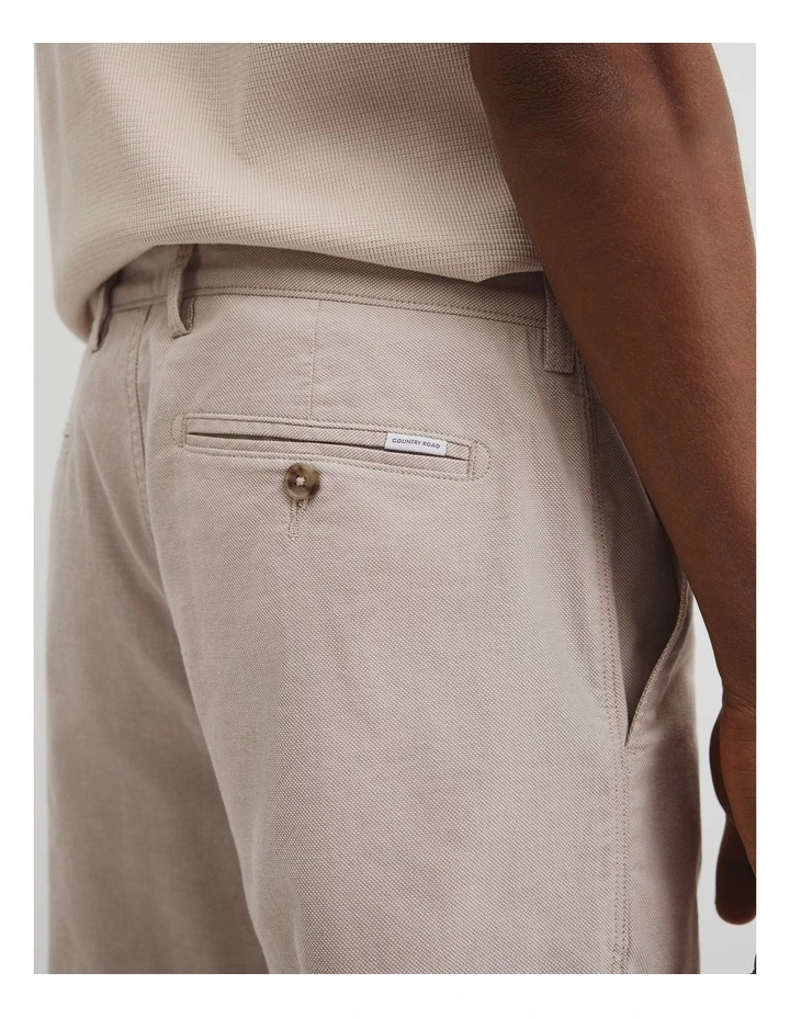 Cotton Stretch Textured Short in Pumice image 3