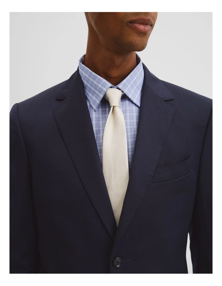 Silk Dot Tie in Beige image 2