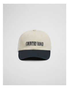 Cr Washed Cap in Navy Multi