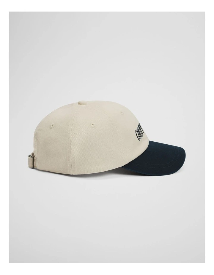 Cr Washed Cap in Navy Multi image 3