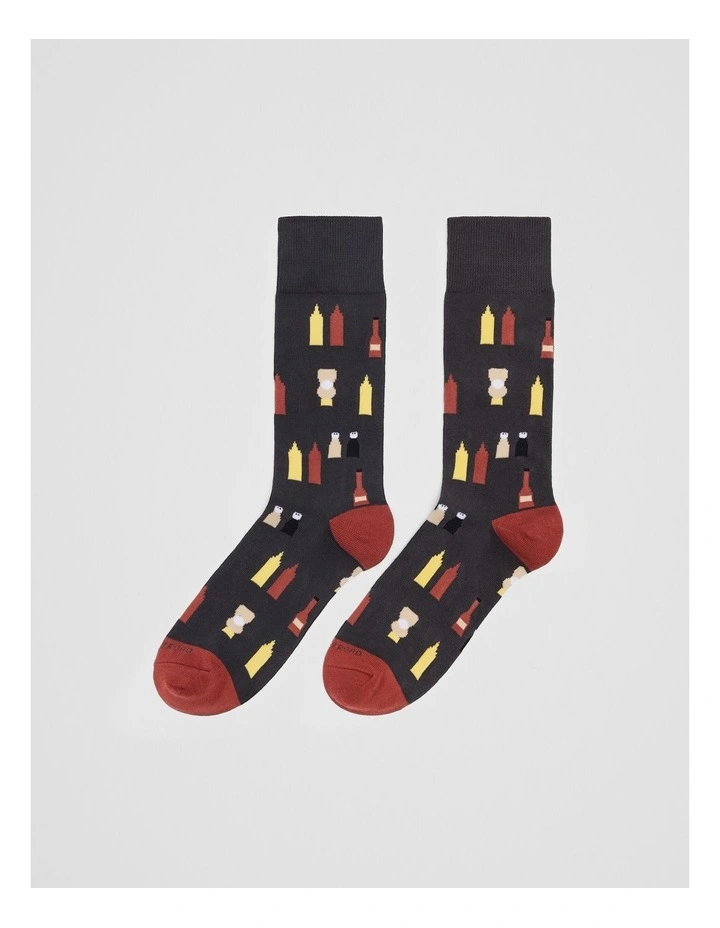 Condiment Sock in Charcoal image 1