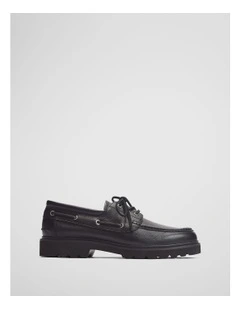 Dexter Boat Shoe in Black