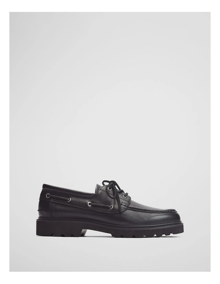 Dexter Boat Shoe in Black image 1