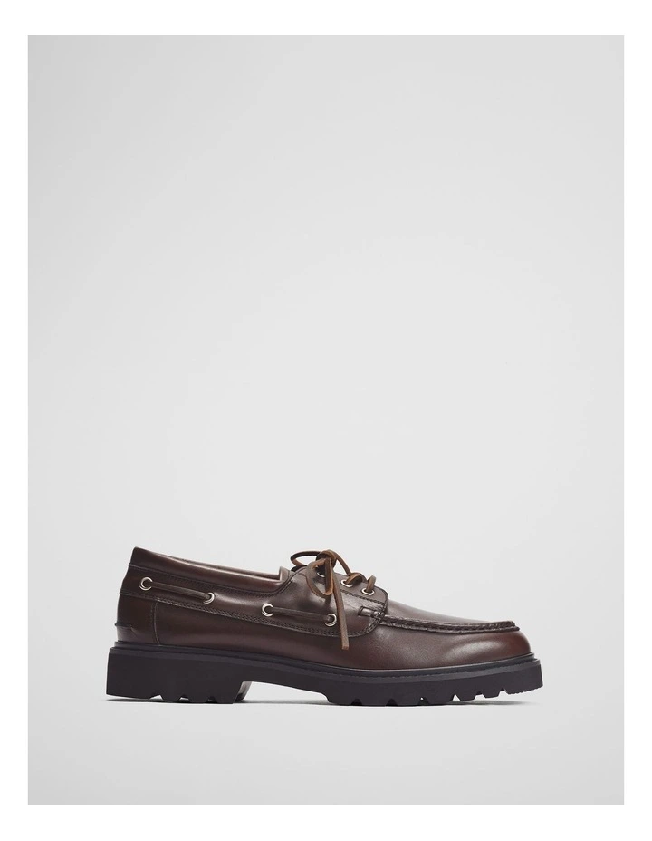 Dexter Boat Shoe in Chocolate image 1