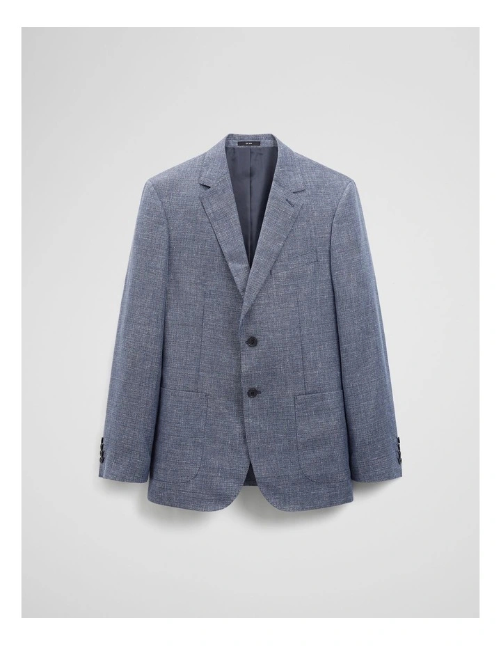 Regular Fit Wool Blend Houndstooth Jacket image 3