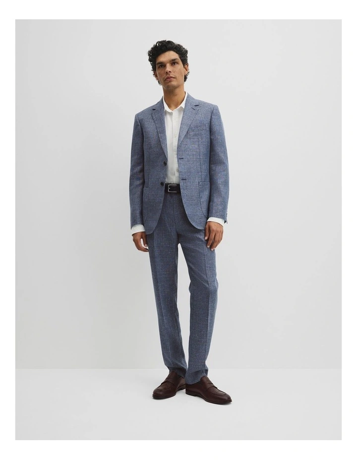 Regular Fit Wool Blend Houndstooth Jacket image 5
