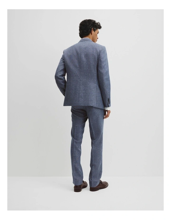 Regular Fit Wool Blend Houndstooth Jacket image 6