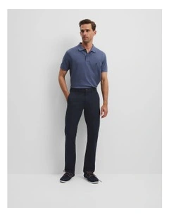 Australian Cotton Standard Fit Stretch Chino in True Navy