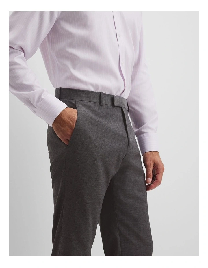 Regular Wool Blend Pant in Charcoal image 4