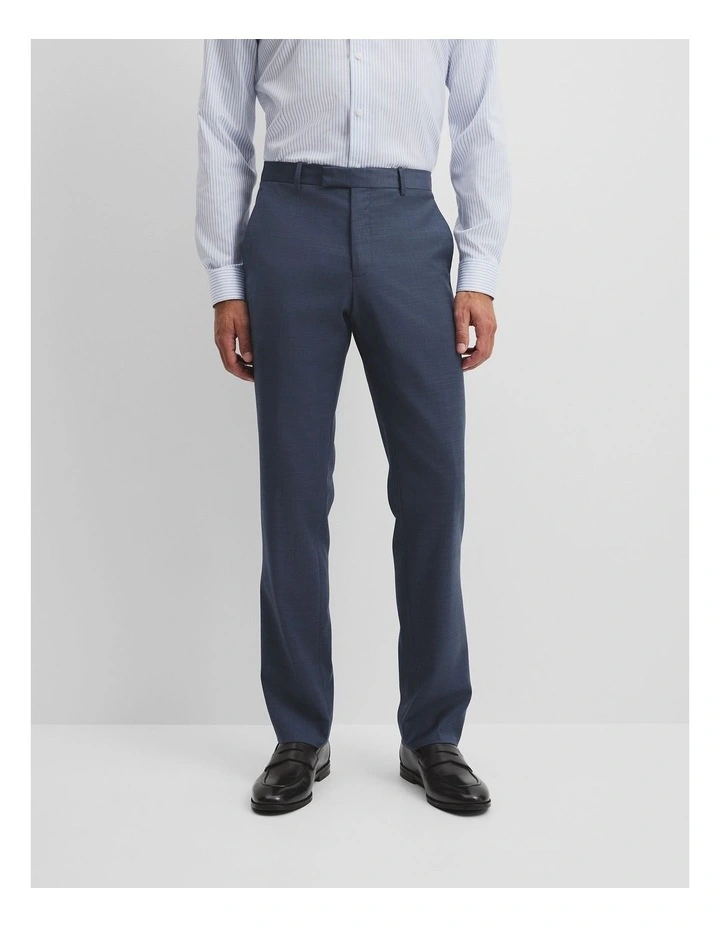 Regular Wool Blend Pant in Navy image 1