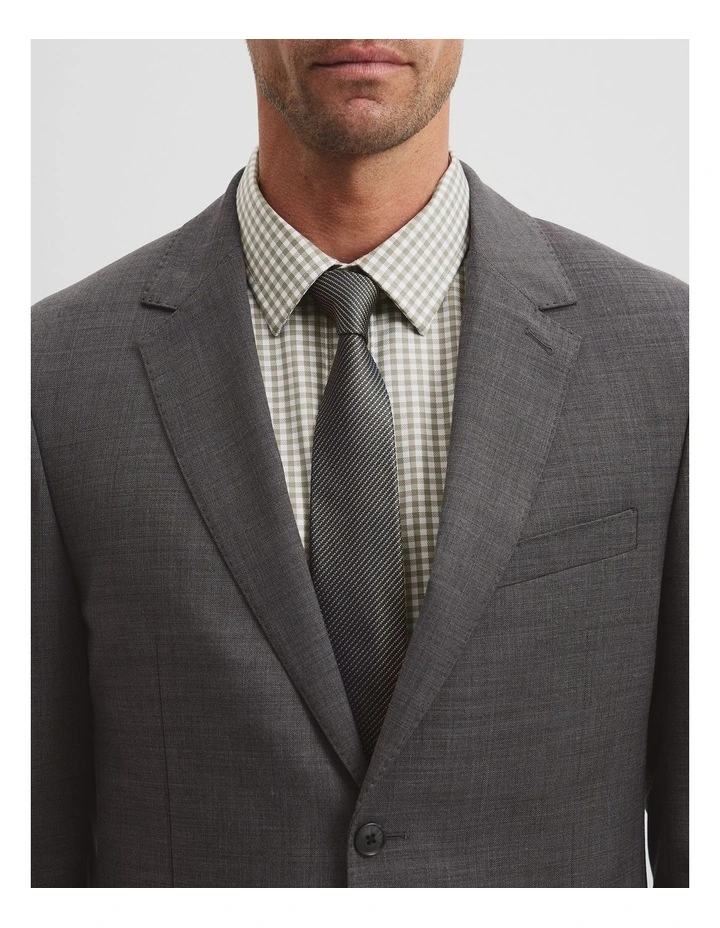 Micro Geometric Tie in Sage Green image 2