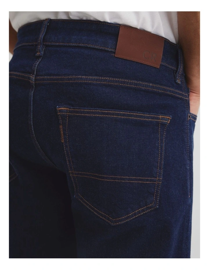 Straight Leg Australian Cotton Jean in Rinse Wash image 5