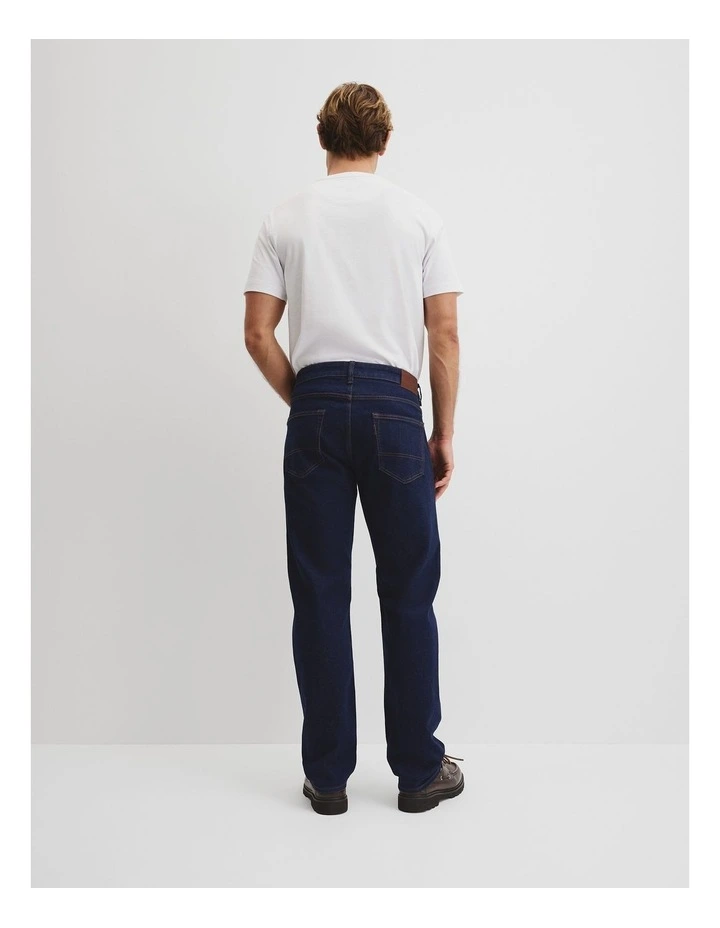 Straight Leg Australian Cotton Jean in Rinse Wash image 6