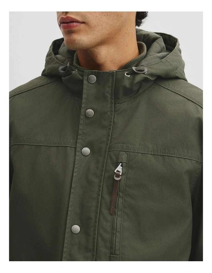 Waxy Parka in Woodland Green image 2