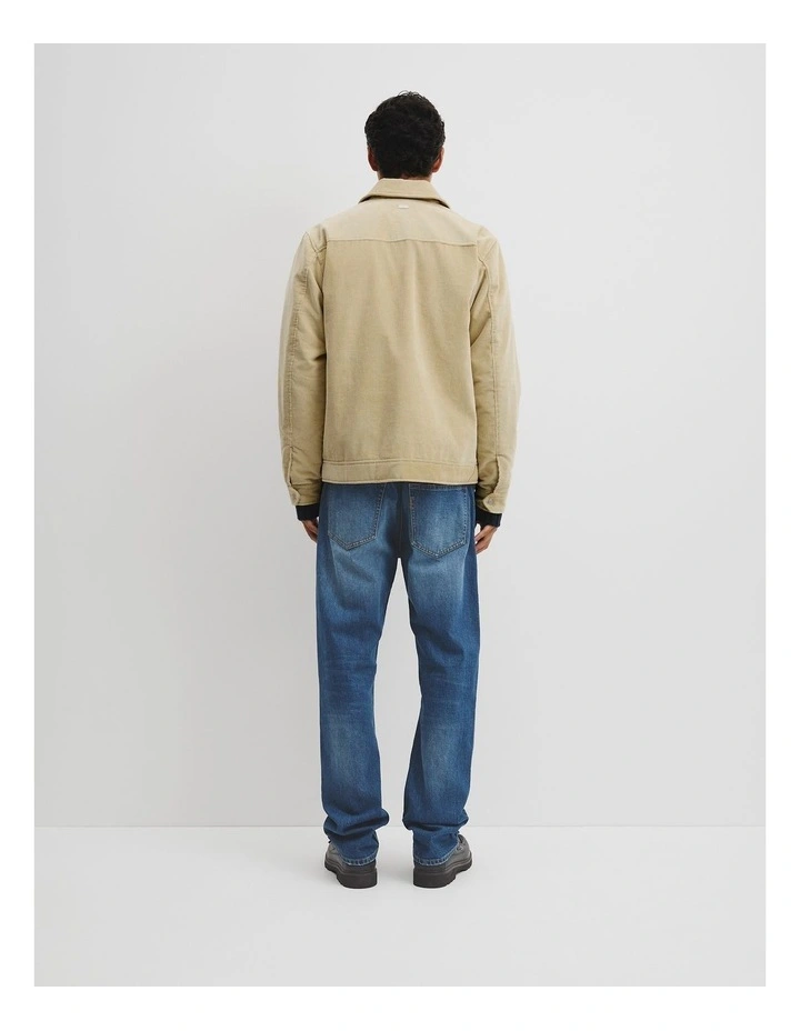Cord Trucker Jacket in Walnut image 4