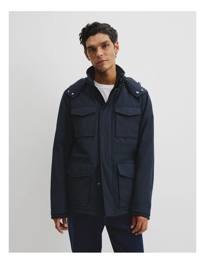 Technical Parka in Navy image 1