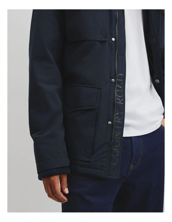 Technical Parka in Navy image 2