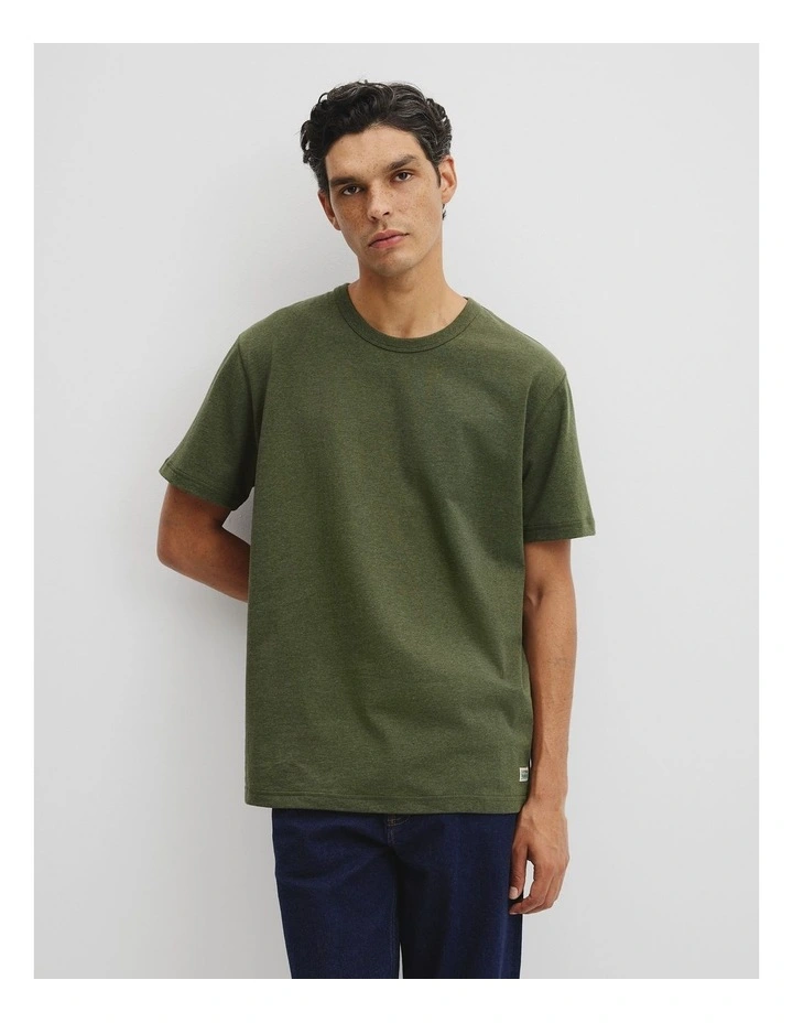 Workwear Australian Cotton T-shirt in Woodland Green image 1