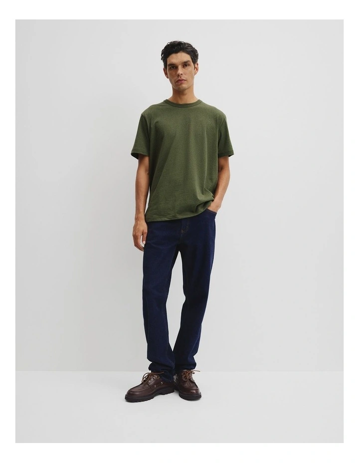 Workwear Australian Cotton T-shirt in Woodland Green image 3