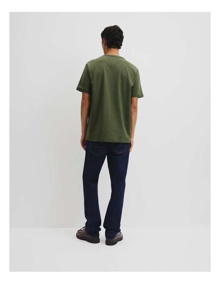 Workwear Australian Cotton T-shirt in Woodland Green image 4