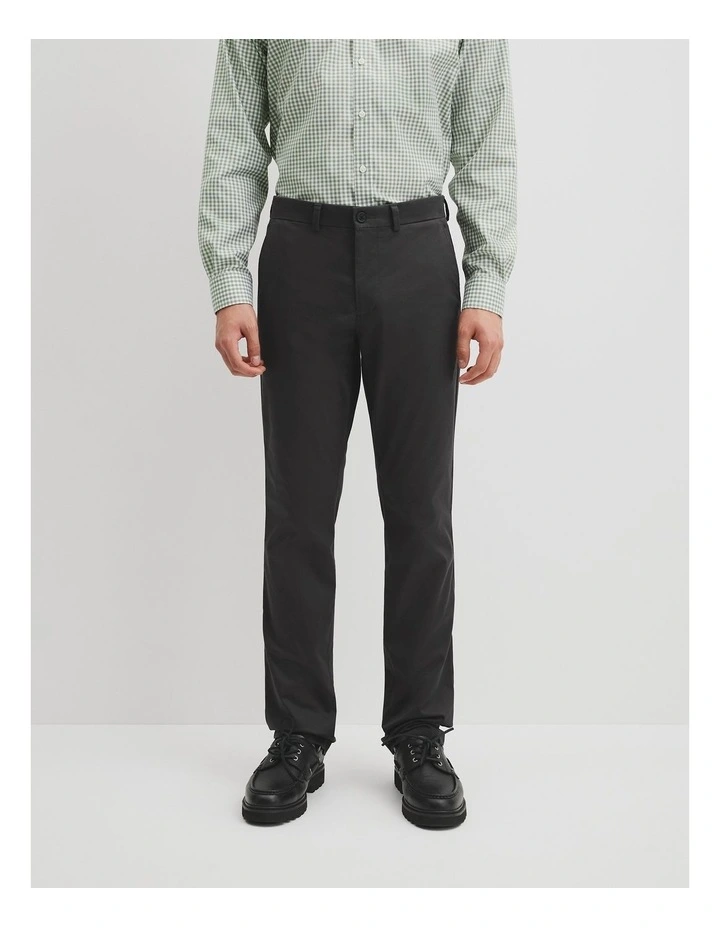 Regular Fit Travel Trouser in Charcoal image 2