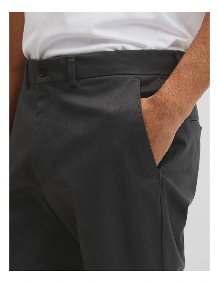 Regular Fit Travel Trouser in Charcoal image 3