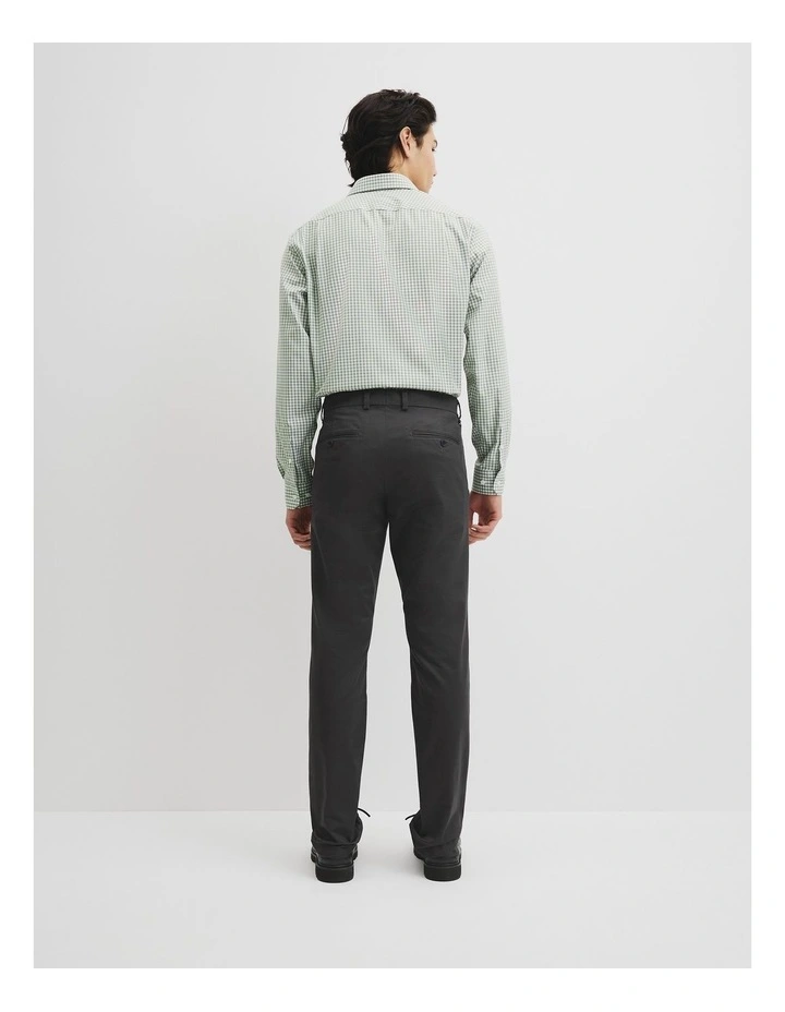Regular Fit Travel Trouser in Charcoal image 4