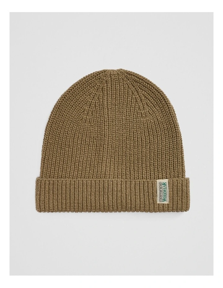 Australian Cotton Workwear Beanie in Brass image 1