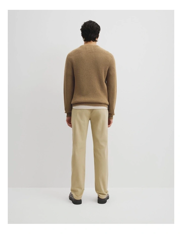 Workwear Australian Cotton Crew Knit Sweater in Brass image 5