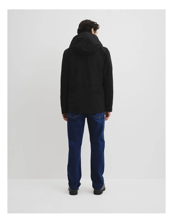 Canvas Parka in Black image 4